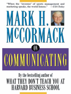 cover image of On Communicating